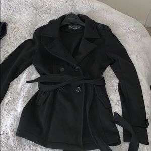 Ambiance Black Pea Coat